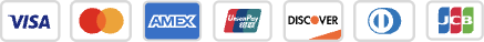 Visa, Mastercard, American Express, Discover, Diners Club, JCB and other cards